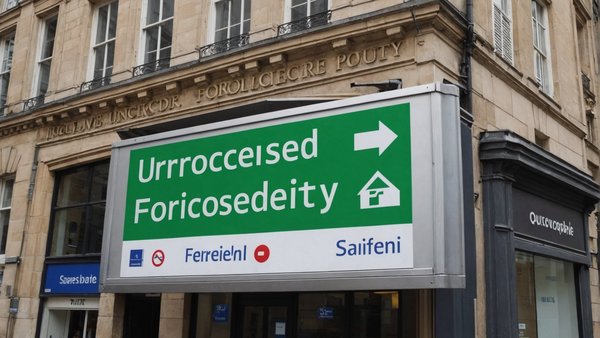 What is the process for buying a foreclosed property in the UK?