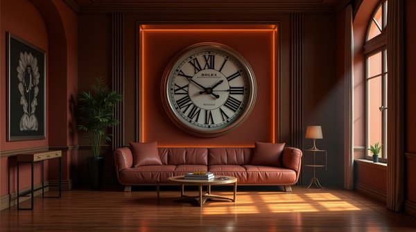 Discover luxury rolex-style wall clocks for your home